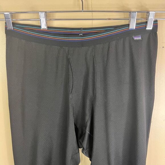 Patagonia Men’s Base Layer Black Cool to Cold Pants Size XL Outdoor Ski - Picture 2 of 7